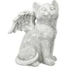 Design Toscano 10 in. H Loving Friend Memorial Pet Cat Large Statue