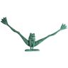 Design Toscano 22 in. H Crazy Legs Leap Frog Giant Bronze Garden Statue