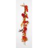 48 in. Fall Mums and Leaves Garland