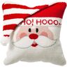 Glitzhome 14 in. H Hooked 3D Santa Pillow (2-Pack)