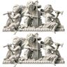 Design Toscano Angelic Notes 10.5 in. H Polyresin Trophy Wall Sculpture (2-Piece)