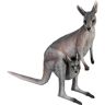 Design Toscano 35 in. H Australian Outback Kangaroo Statue