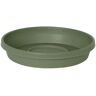 Bloem Terra 20 in. Living Green Plastic Planter Saucer Tray