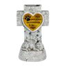 Exhart Solar Cat Memorial Cross Marker, 6 x 5 x 9.5 in. Garden Statue