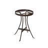 ACHLA DESIGNS 15.5 in. H Wrought Iron Tara Plant Stand Roman Bronze Powder Coat Finish for Indoor Outdoor -Small, Patio Garden Accent
