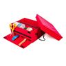 Santa's Bags Red Gift Wrap Ribbon Storage Box and Dispenser