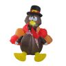 Northlight 4 ft. Inflatable Lighted Thanksgiving Turkey Outdoor Decoration