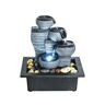 10 in. Indoor Desktop Water Cascade Fountain Submersible Pump Decoration for Office Home