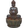 Design Toscano Endless Serenity Buddha Stone Bonded Resin Sculptural Fountain