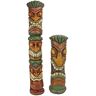 Design Toscano Aloha Hawaii Tiki Sculpture Set (2-Piece)