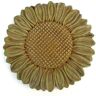 Cast Stone Sunflower Stepstone Weathered Bronze