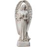 Glitzhome 20.5 in. H MGO Standing Archangel Garden Statue