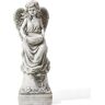 Glitzhome 31.25 in. H MGO Angel Garden Statue