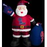 logobrands 7 ft. Ole Miss Santa Clause Yard Inflatable