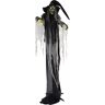 Haunted Hill Farm 128 in. Touch Activated Animatronic Witch
