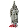 Design Toscano 29.5 in. H Sukhothai Buddha Asian Garden Sculptural Bust Statue