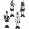 GERSON INTERNATIONAL 7.6 in. High Resin Halloween Figurines (Set of 4)