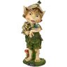 Design Toscano 12.5 in. H Pixie Perry Elfin Gnome Garden Statue