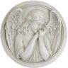 Design Toscano 12 in. H Thoughts of an Angel Sculptural Wall Roundel