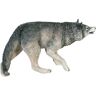 Design Toscano 27 in. H Call of the Wild Growling Gray Wolf Statue