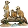 Design Toscano 13 in. H the Meerkat Clan Garden Statue