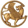 Design Toscano 12.5 in. x 12.5 in. Persian Griffin Wall Sculpture