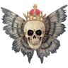 Design Toscano Mortality Metamorphosis Death s Skull Novelty Wall Sculpture