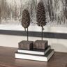 Mercana Pinterra (Large) 14.0 in. H Brown Resin Pinecone Replica