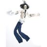 36 in. Hanging Light Up Ghoul Joker Holding Poker Hand