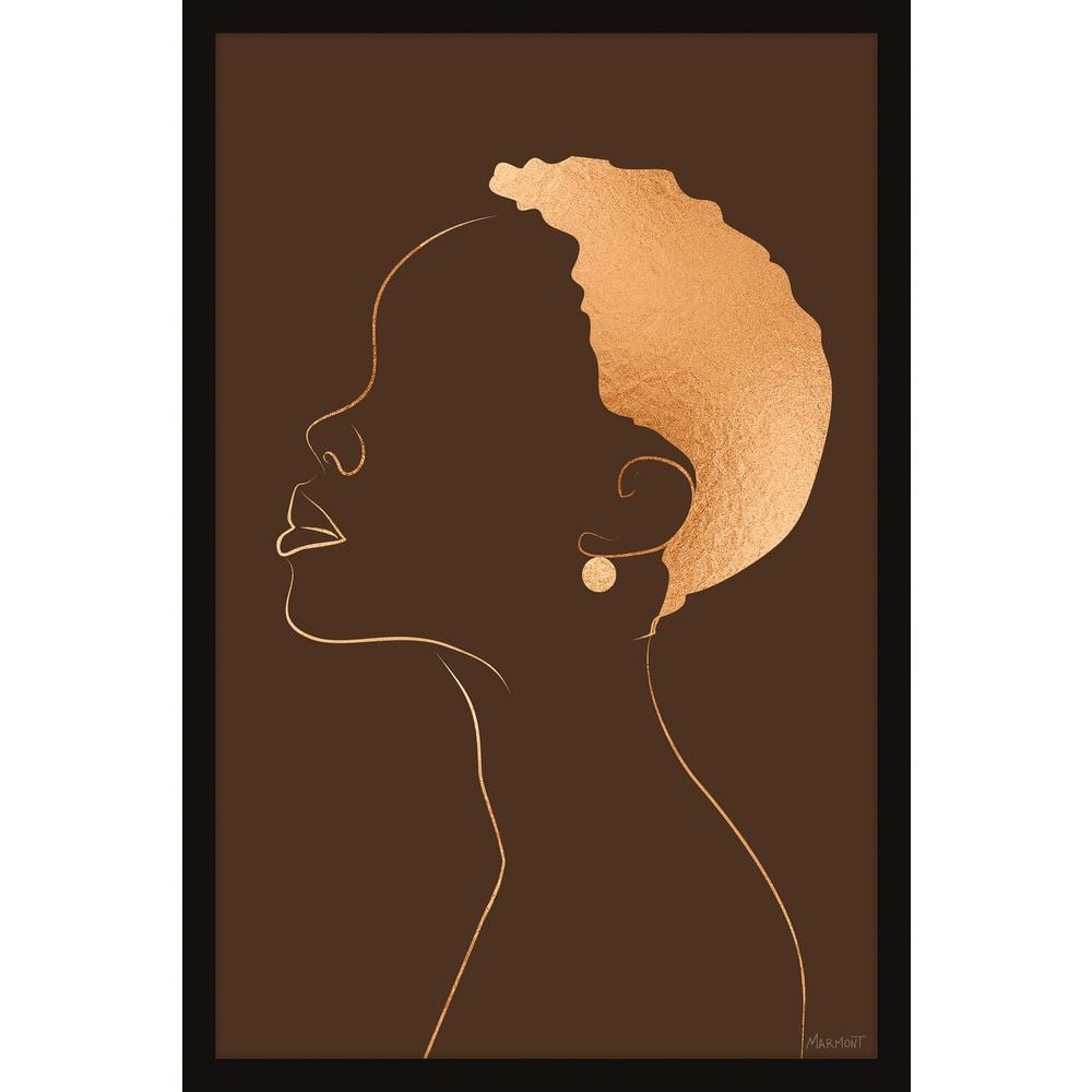 Short Hair Don't Care by Marmont Hill Framed People Art Print 12 in. x 8 in.