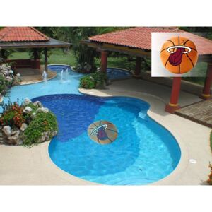 Applied Icon NBA Miami Heat 59 in. x 59 in. Large Pool Graphic