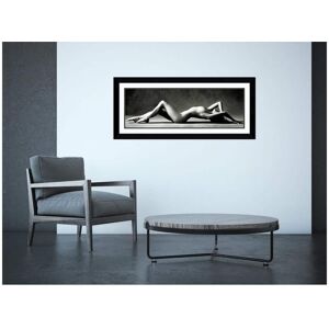 Amanti Art 43 in. H x 19 in. W "Nude Reclining" by Scott Mc Climont Framed Art Print