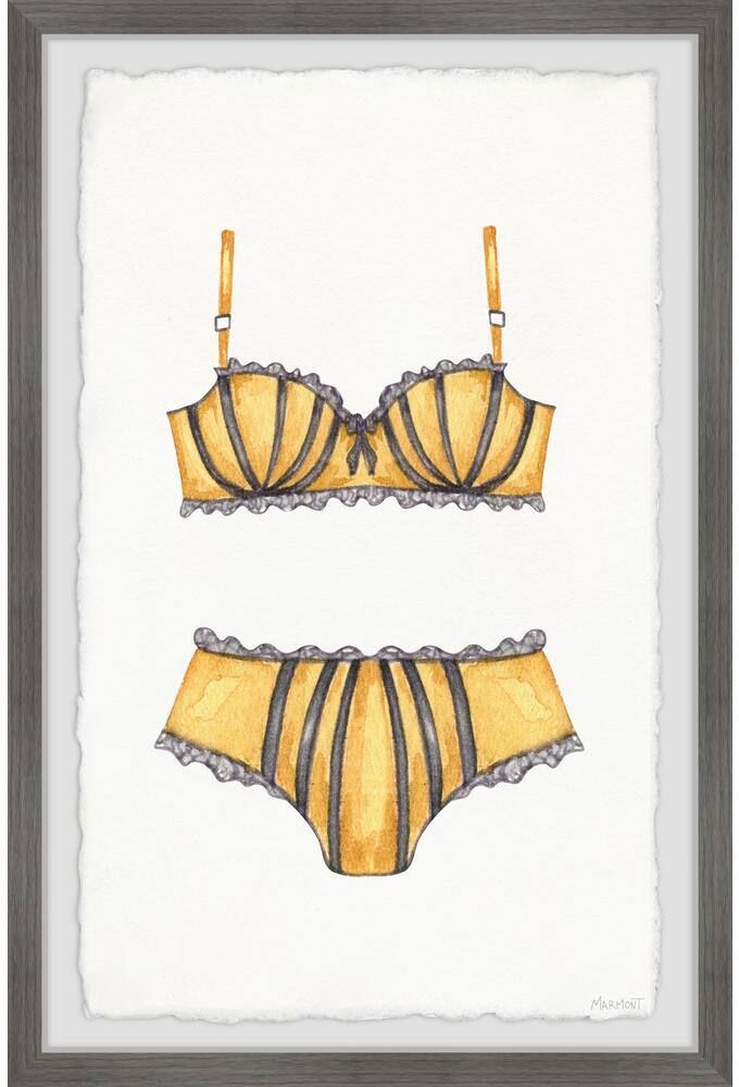 Wear The Bikini by Marmont Hill Framed People Art Print 12 in. x 8 in.