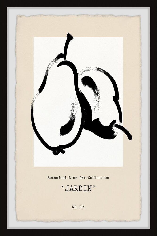 Jardin by Marmont Hill Framed Food Art Print 18 in. x 12 in.