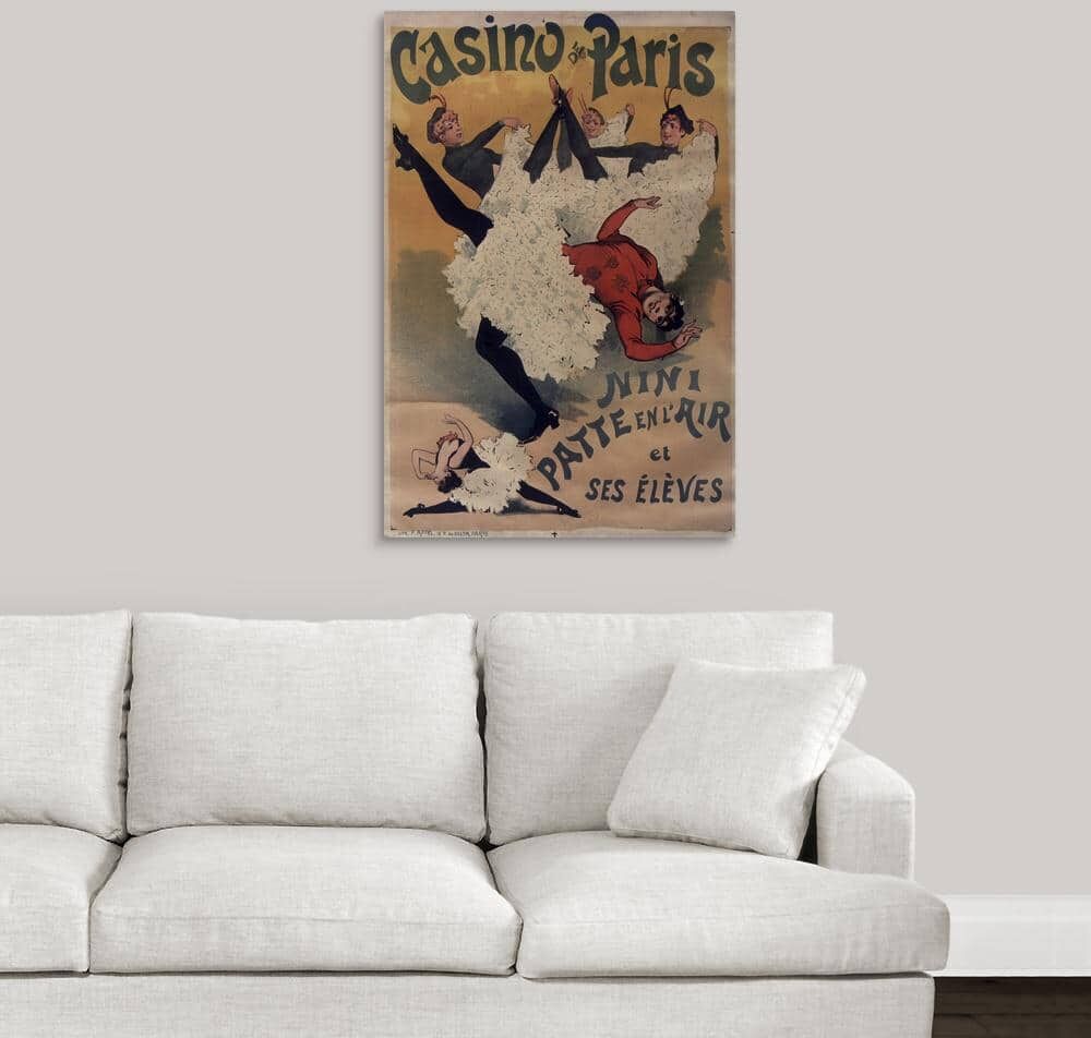 GreatBigCanvas Casino de Paris - Vintage Cabaret Advertisement by Vintage Apple Collection Canvas Wall Art