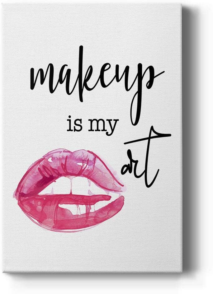 Makeup is My Art By Wexford Homes Unframed Giclee Home Art Print 12 in. x 8 in.