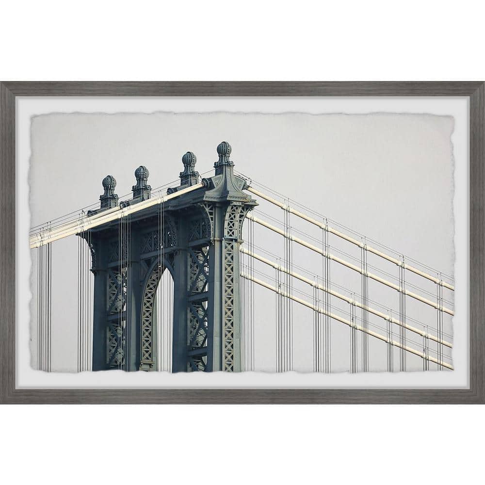 The Bridge by Marmont Hill Framed Architecture Art Print 12 in. x 18 in.