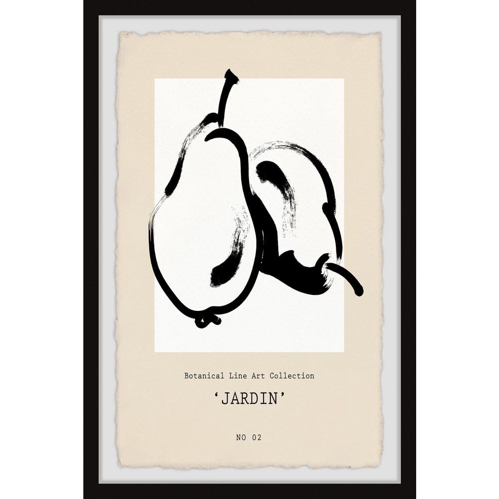 Jardin by Marmont Hill Framed Food Art Print 36 in. x 24 in.