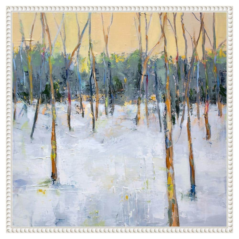 Amanti Art Forest by Sally Hootnick 1-Piece Floater Frame Giclee Nature Canvas Art Print 22 in. x 22 in.