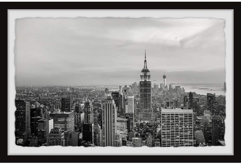 NYC High-Rise by Marmont Hill Framed Architecture Art Print 16 in. x 24 in.