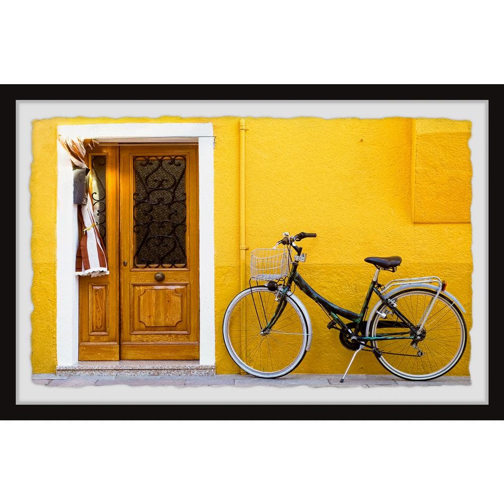 At the Back Alley by Marmont Hill Framed Architecture Art Print 30 in. x 45 in.