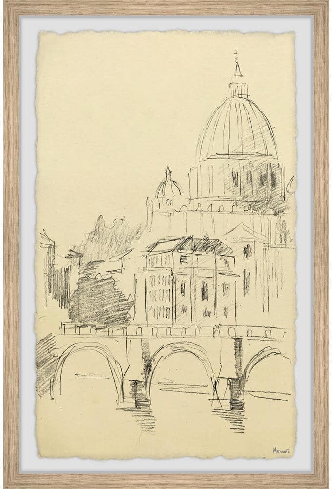 St. Peter Cathedral by Marmont Hill Framed Architecture Art Print 12 in. x 8 in.