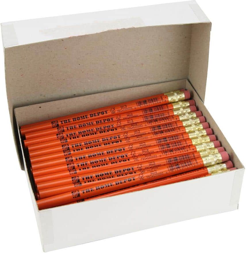 The Home Depot Jumbo Round FSC 100% Pencil (72-Pack)