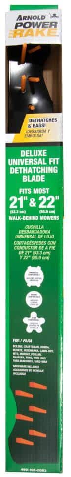 Arnold Universal 6-in-1 Power Rake Blade for 21 in., 22 in. and 23 in. Walk Behind Lawn Mowers