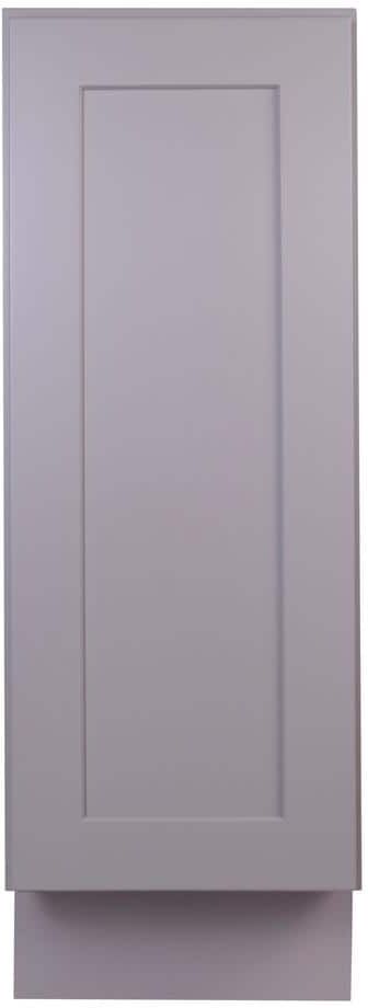 Bremen Cabinetry Bremen 9 in. W x 24 in. D x 34.5 in. H Gray Plywood Assembled Spice Rack Base Kitchen Cabinet