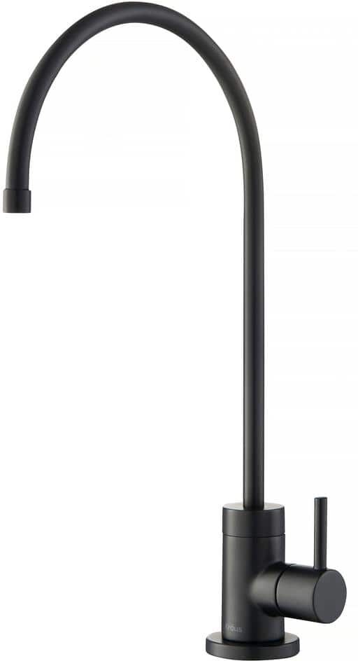 KRAUS Purita Single-Handle Water Dispenser Faucet for Water Filtration System in Matte Black