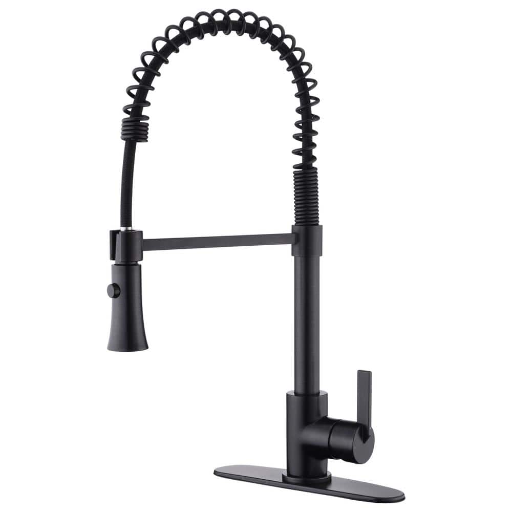 Fontaine Modern European Residential Single-Handle Pull-Down Sprayer Kitchen Faucet in Oil Rubbed Bronze
