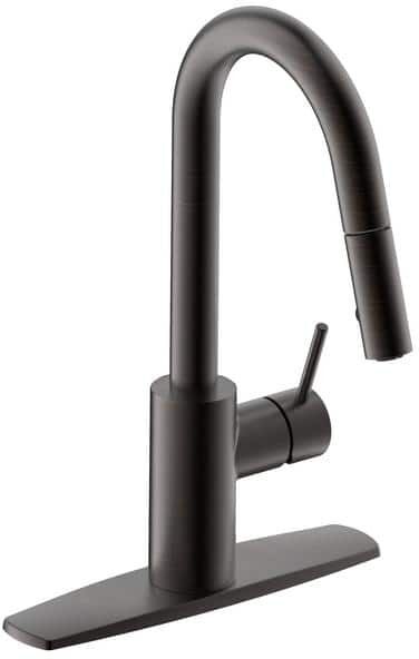 Fontaine by Italia Palais Royal Single-Handle 1 or 3 Hole Pull-Down Sprayer Kitchen Faucet in Oil Rubbed Bronze