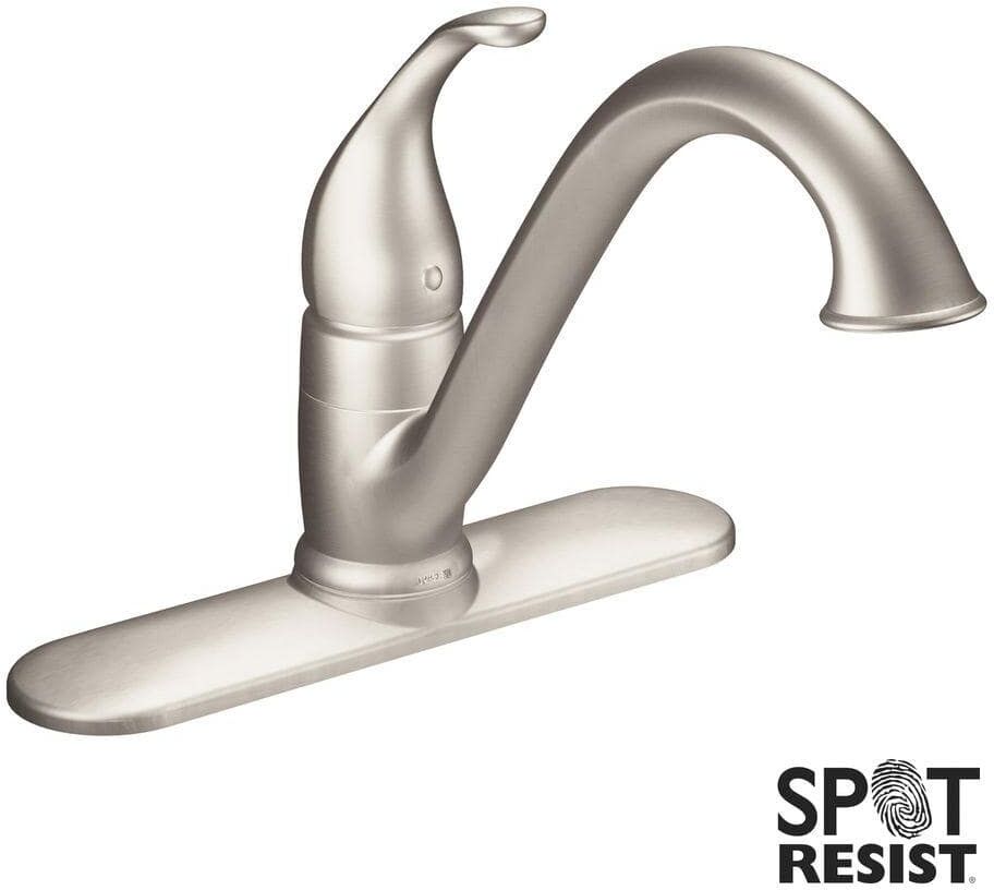 MOEN Camerist Single-Handle Standard Kitchen Faucet in Spot Resist Stainless