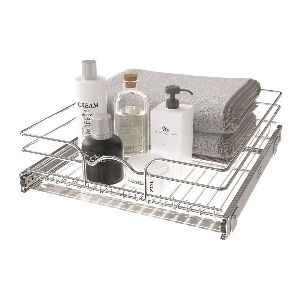 Rev-A-Shelf 18 in. x 20 in. Single Kitchen Cabinet Pull Out Wire Basket